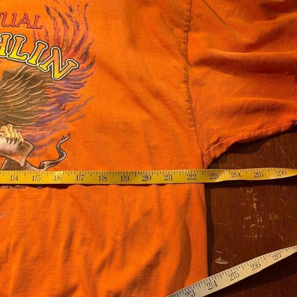 2007 Laughlin Nevada River Run Graphic Tee Mens L - XL Distressed Harley Biker - Picture 6 of 8